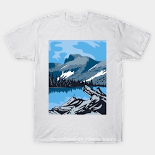 Great Basin National Park in White Pine County Nevada United States WPA Poster Art Color T-Shirt
